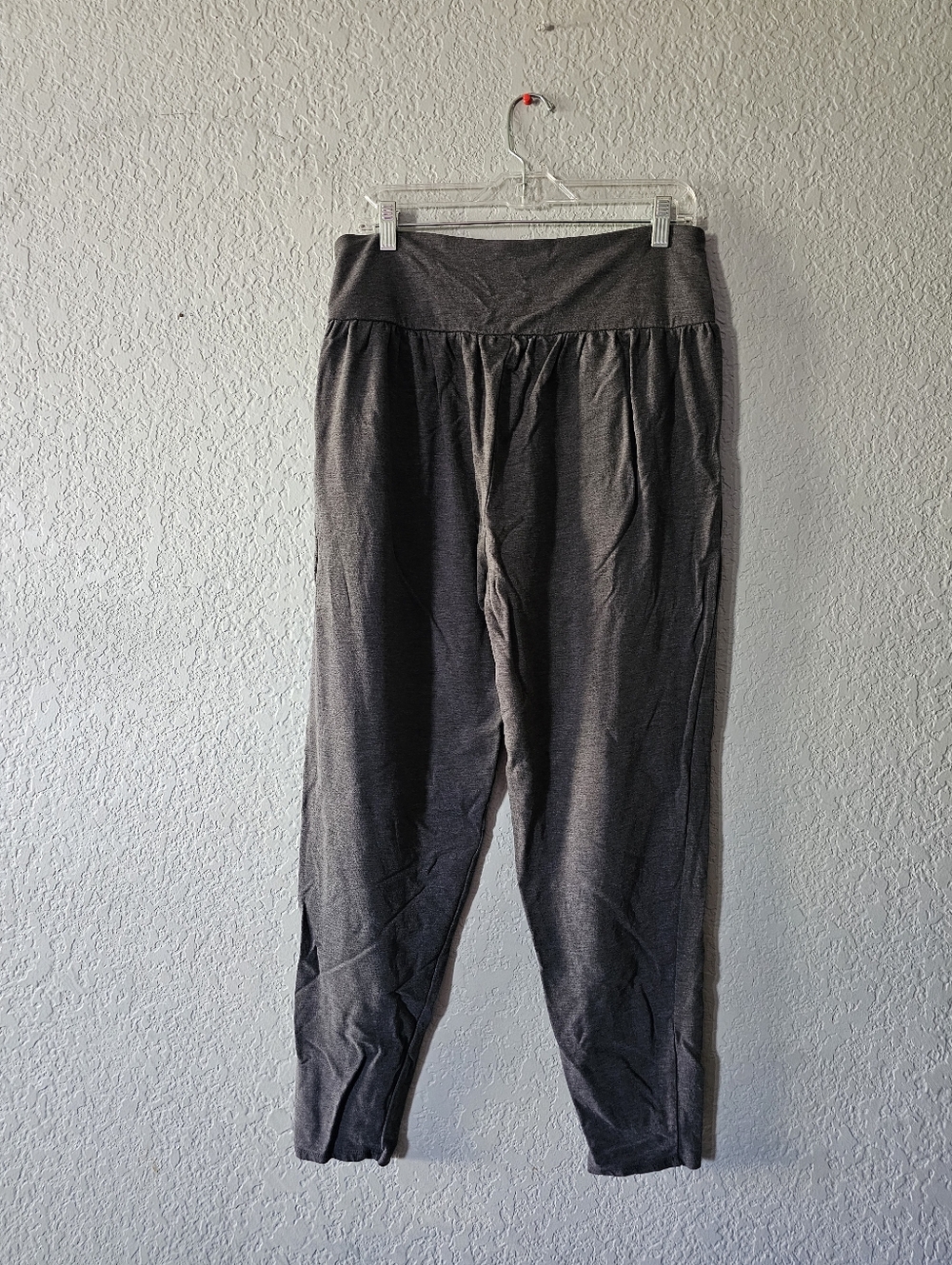 Garnet Hill Heather Charcoal Lounge Pants - Picture 2 of 8